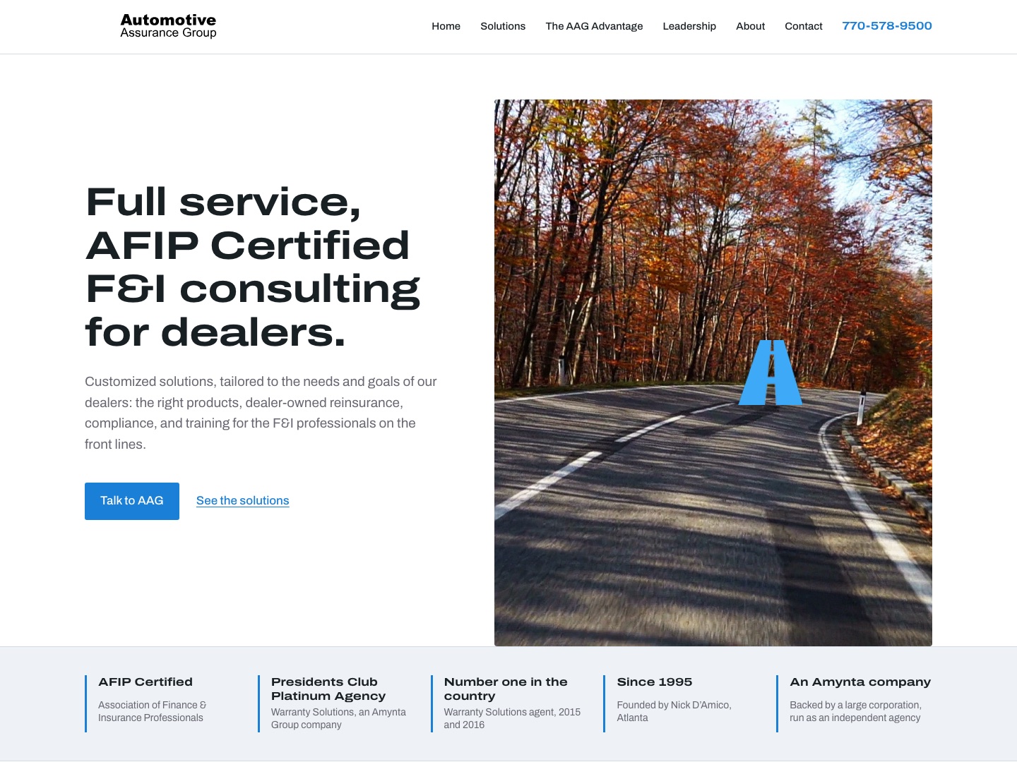 Concept A home page